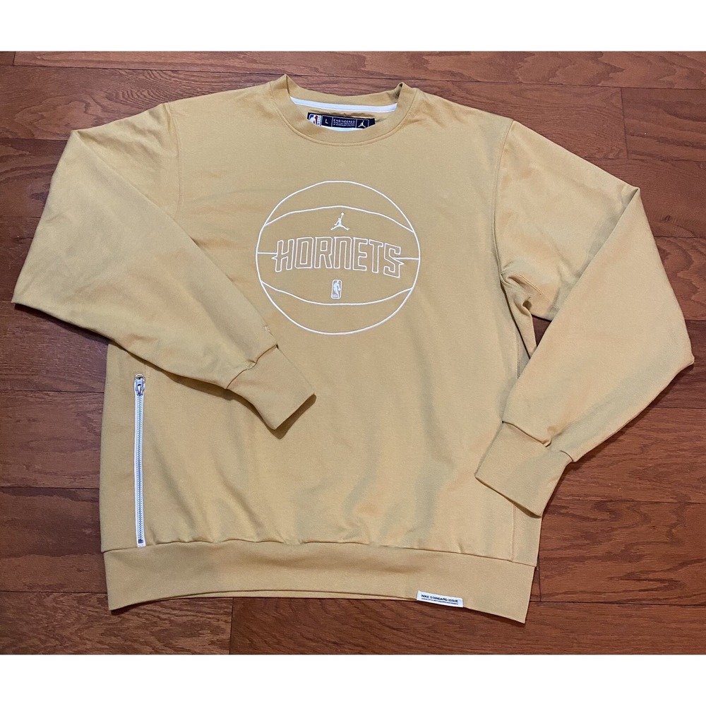 Jordan Brand Charlotte Hornets Mens Crew Neck NBA Engineered Large Tall Excellen